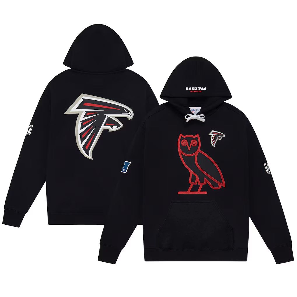 Men 2026 NFL Atlanta Falcons hoodie black 04